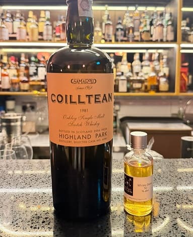 Highland Park 25 years 1981, Samaroli Coilltean, 5cl dram by CURO Reserve