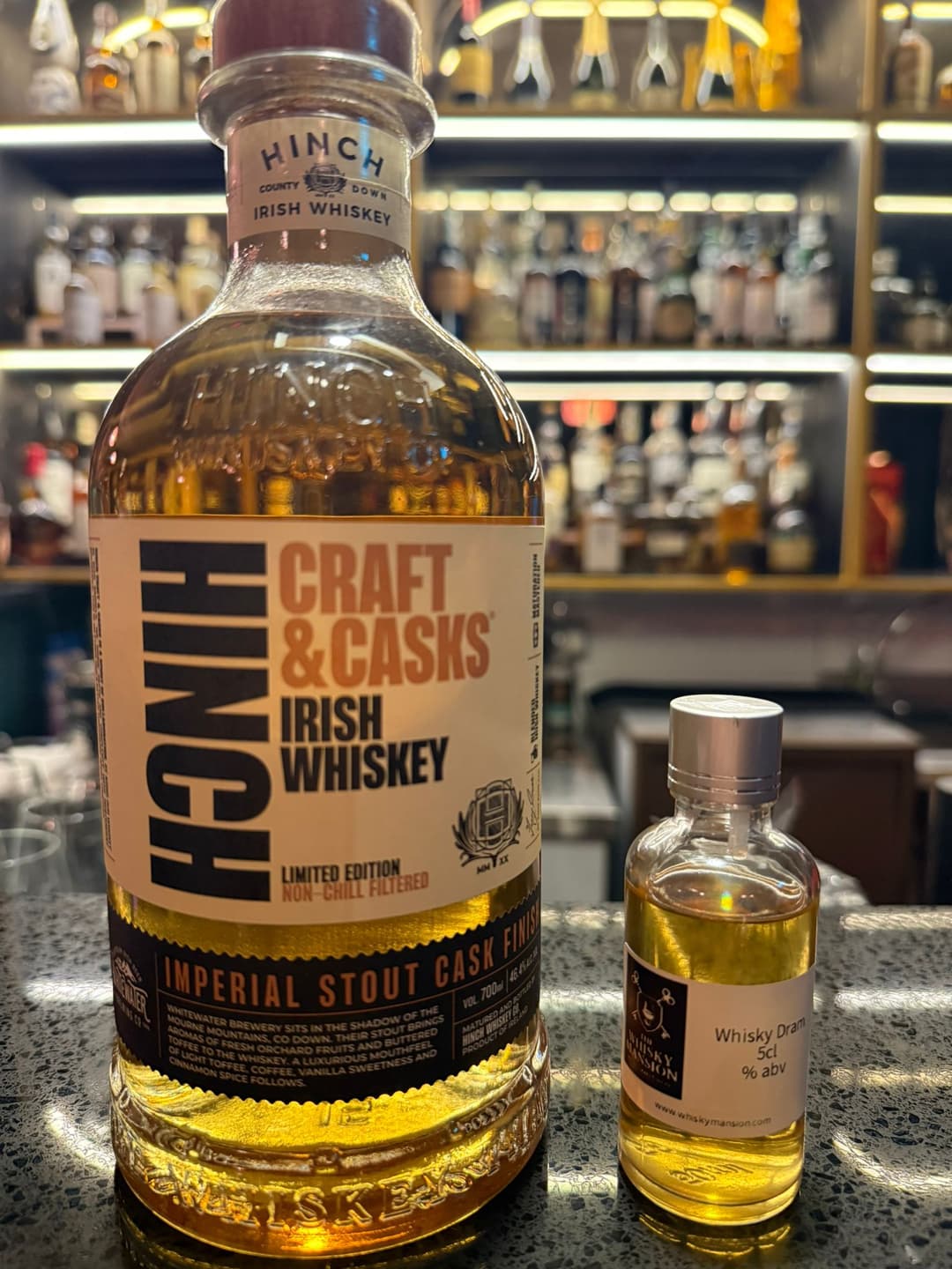 Hinch Craft and Cask Imperial Stout, 5cl dram