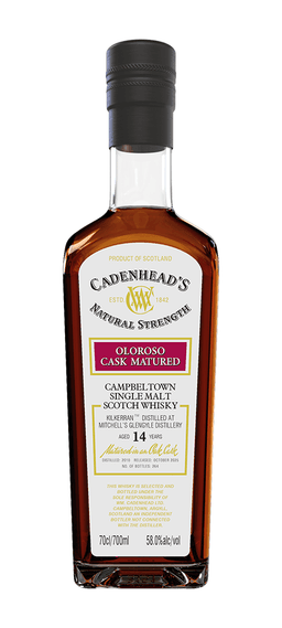 Kilkerran 14 year old, Oloroso Sherry Cask Strength, Cadenhead's thumbnail 1