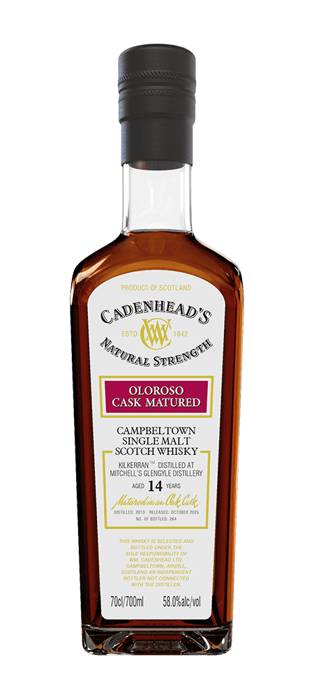 Kilkerran 14 year old, Oloroso Sherry Cask Strength, Cadenhead's