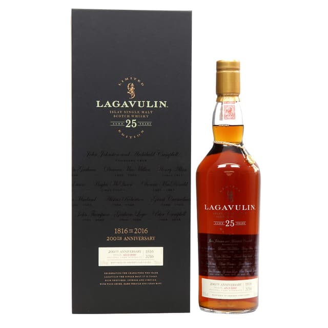 Lagavulin 25 Year Old, 200th Anniversary 2016   