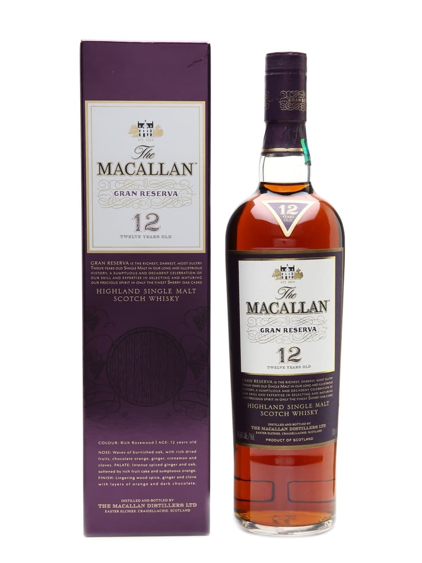 Macallan 12 Year Old Gran Reserva 