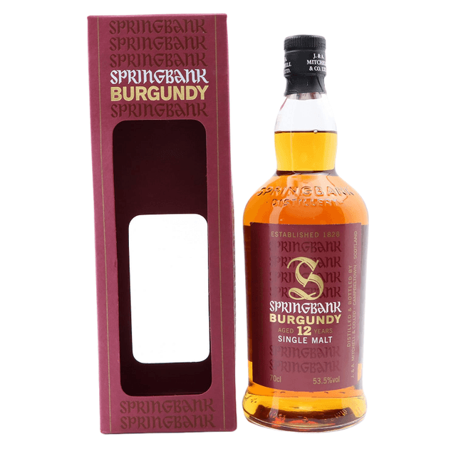 SPRINGBANK 2003 12 YEAR OLD, BURGUNDY WOOD