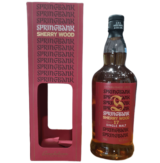 SPRINGBANK 1997 17 YEAR OLD SHERRY WOOD 