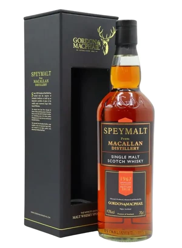 Gordon Macphail Macallan Speymalt 49 years Single Malt Scotch Whisky 1967