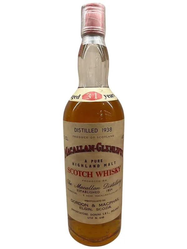 Gordon Macphail Macallan-Glenlivet 31 years 1938