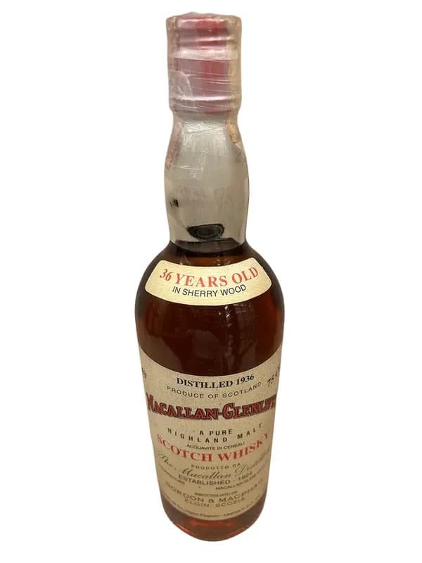 Gordon Macphail Macallan-Glenlivet 36 years 1936