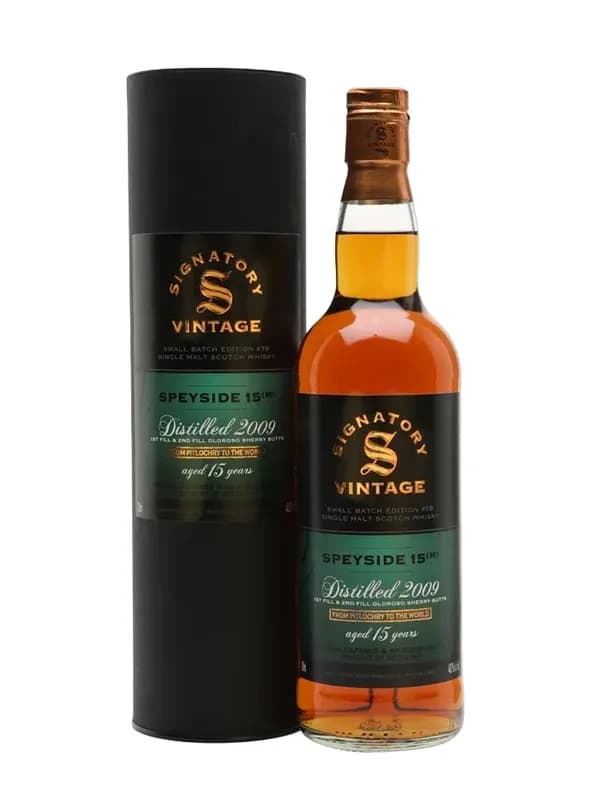 Signatory Vintage Speyside (M) 15 years 2009