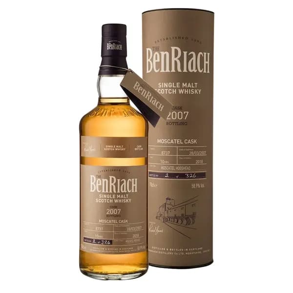 BenRiach Moscatel Cask 10 years Single Cask 2007
