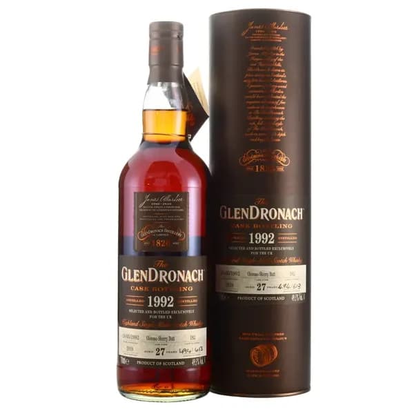 GlenDronach Cask Bottling 1992 Oloroso Sherry 27 years cask 182