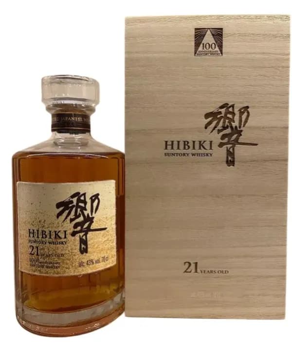 Hibiki 21 years 100th anniversary (wooden case)