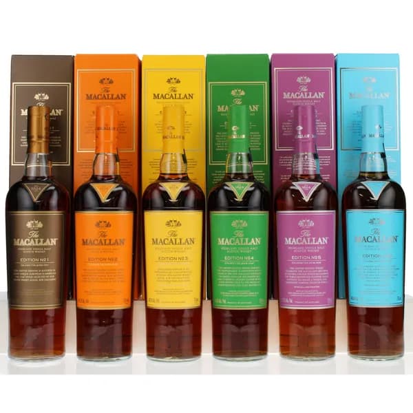Macallan Edition 1-6 set