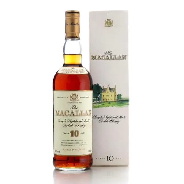 The Macallan 10 Years Old Single Highland Malt Scotch Whisky