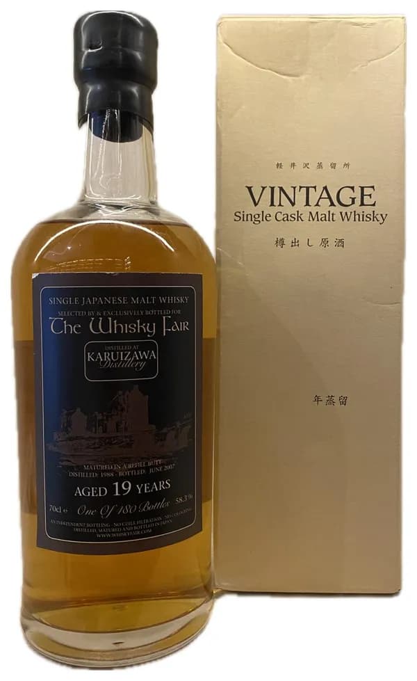 Karuizawa 1988 19 Year Old Single Cask Malt Whisky (The Whisky Fair)