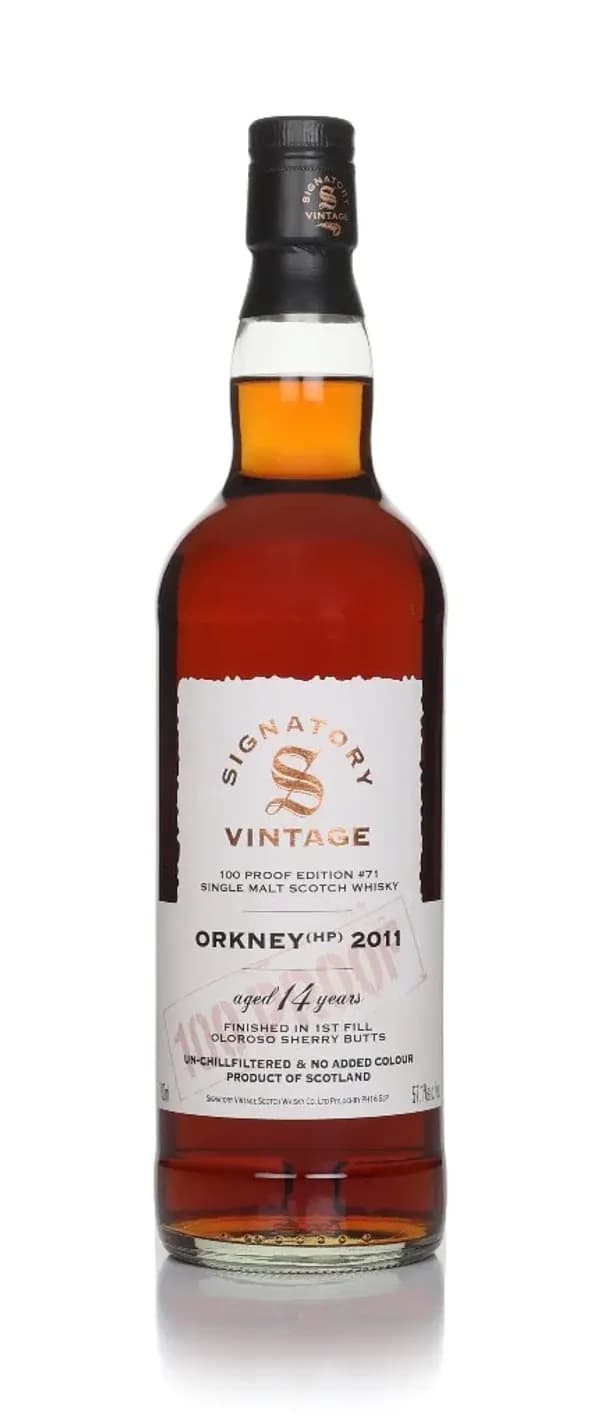 Signatory Vintage Orkney (HP) 2011 14 Year Old 100 Proof Edition #71
