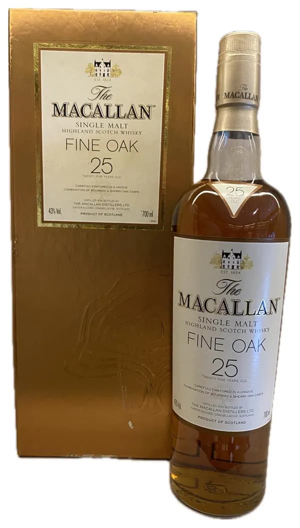 The Macallan 25 Year Old Fine Oak Single Malt Scotch Whisky