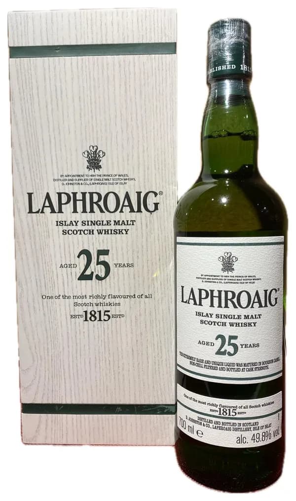 Laphroaig 25 Year Old Islay Single Malt Scotch Whisky