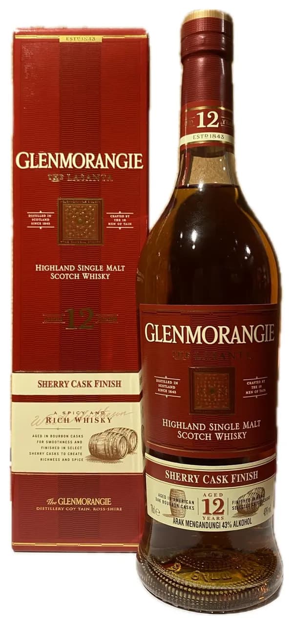 Glenmorangie The Lasanta 12 Year Old Sherry Cask Finish Highland Single Malt Scotch Whisky