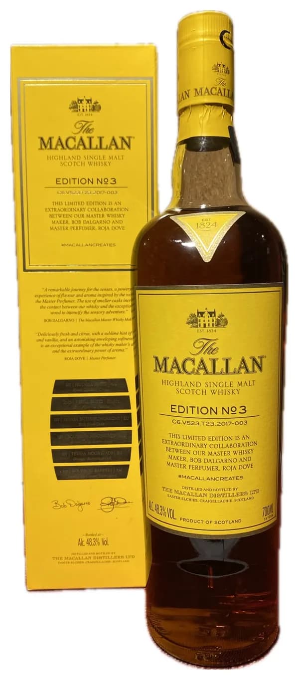 Macallan Highland Single Malt Scotch Whisky Edition No. 3