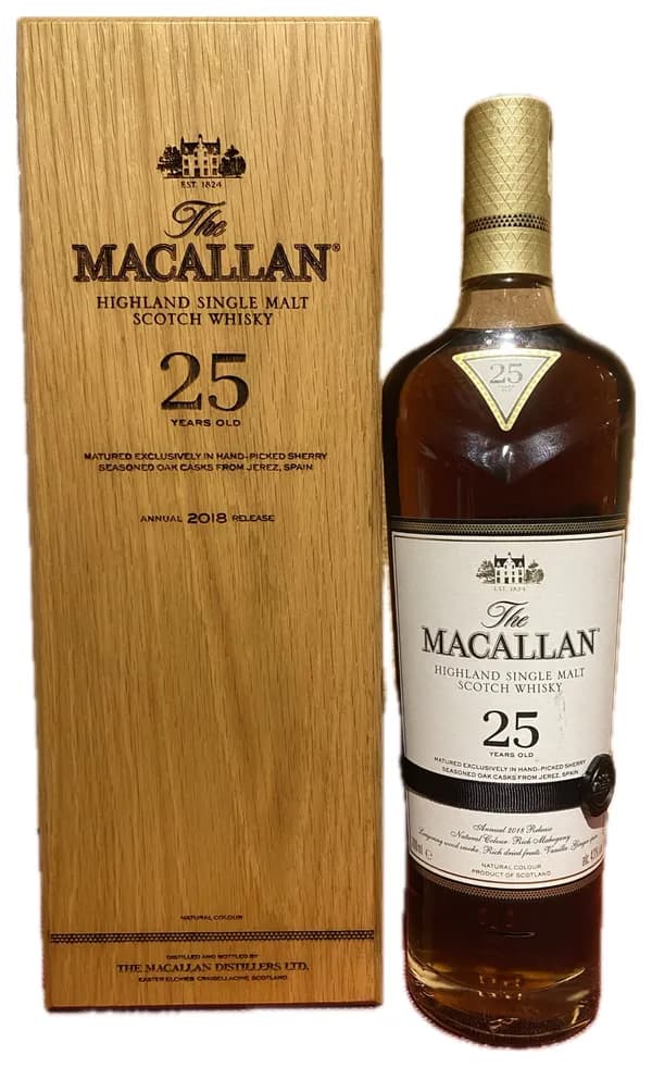 Macallan 25 Years Single Malt Scotch Whisky(2018)