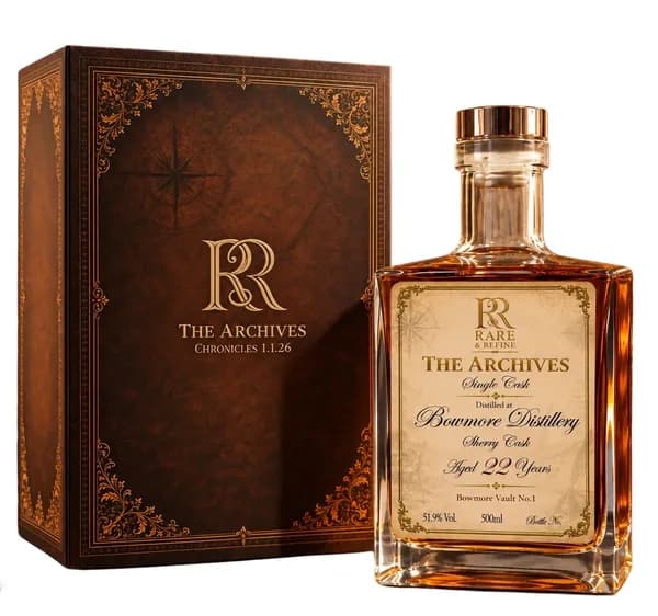 Bowmore Distillery 22 Year Old, Sherry Cask, The Archives
