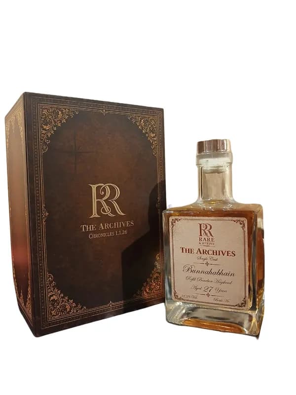 Bunnahabhain 27 Year Old, The Archives Single Cask, Rare & Refine