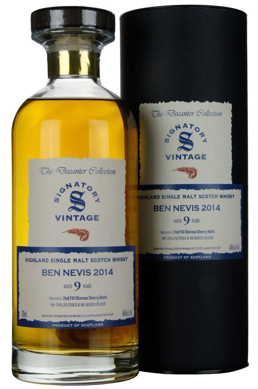 Ben Nevis 2014, 9 Year Old Ibisco Decanter