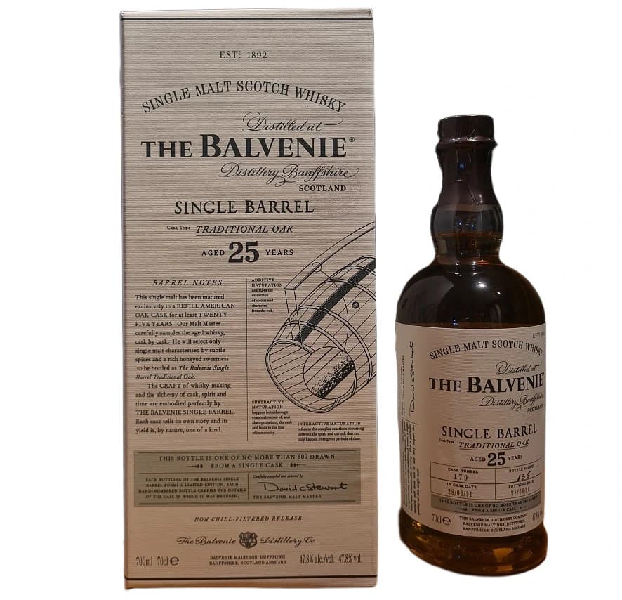 Balvenie 25 Years Old 1991 Single Barrel Cask