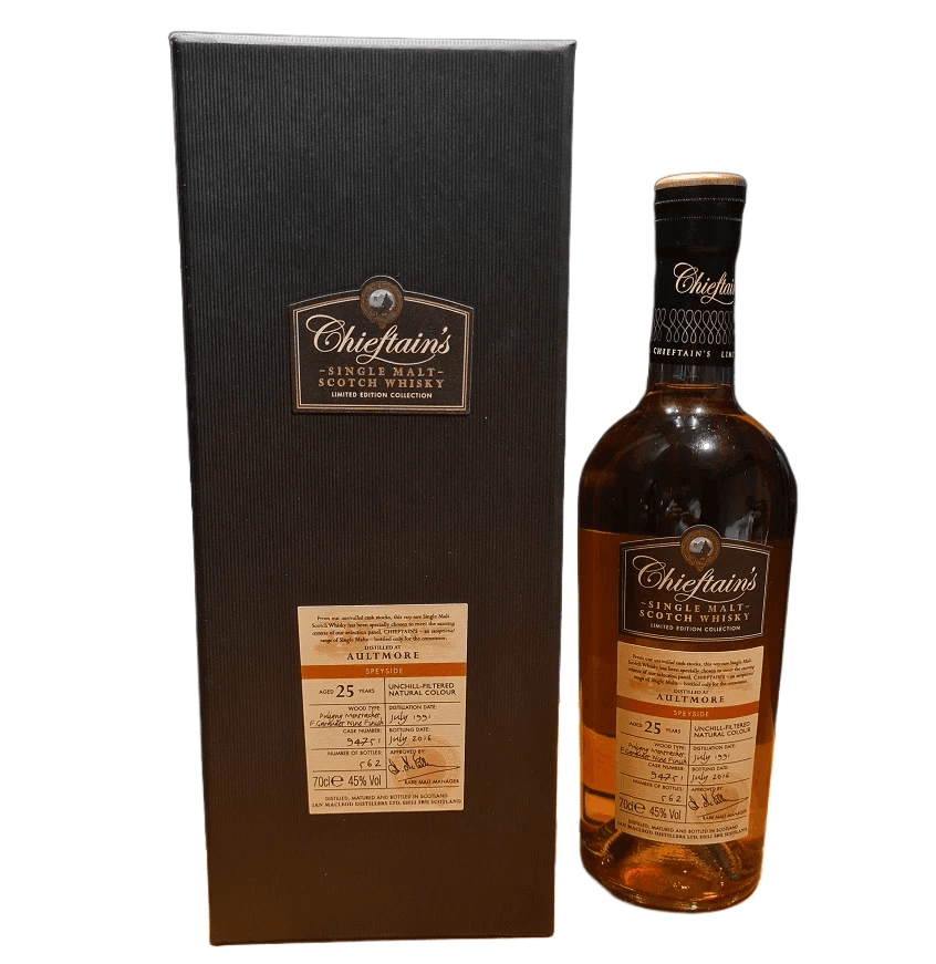 Aultmore 25 year old, Chieftains Single Cask 1991