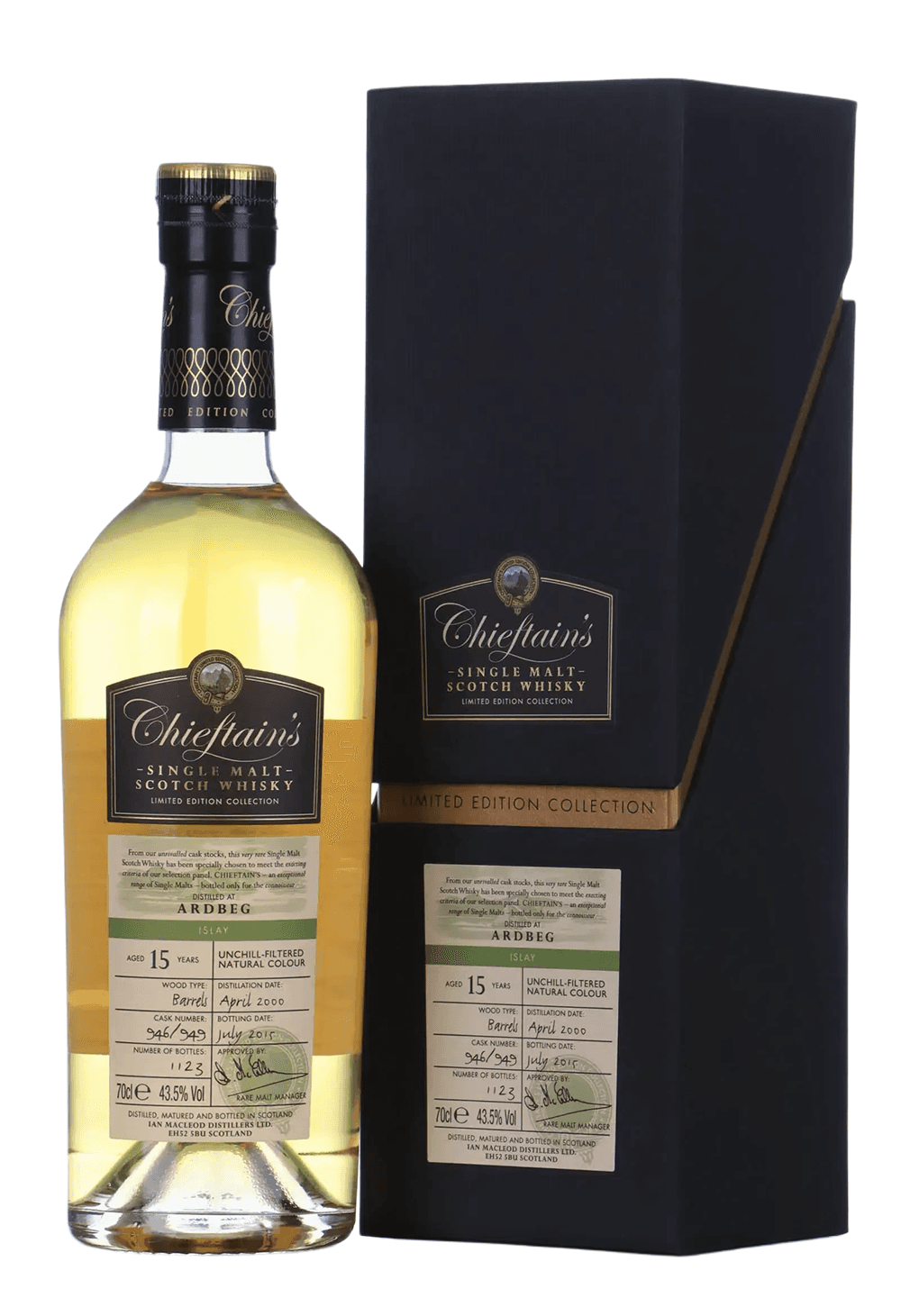 Ardbeg 15 Years Old, 2000 Chieftains