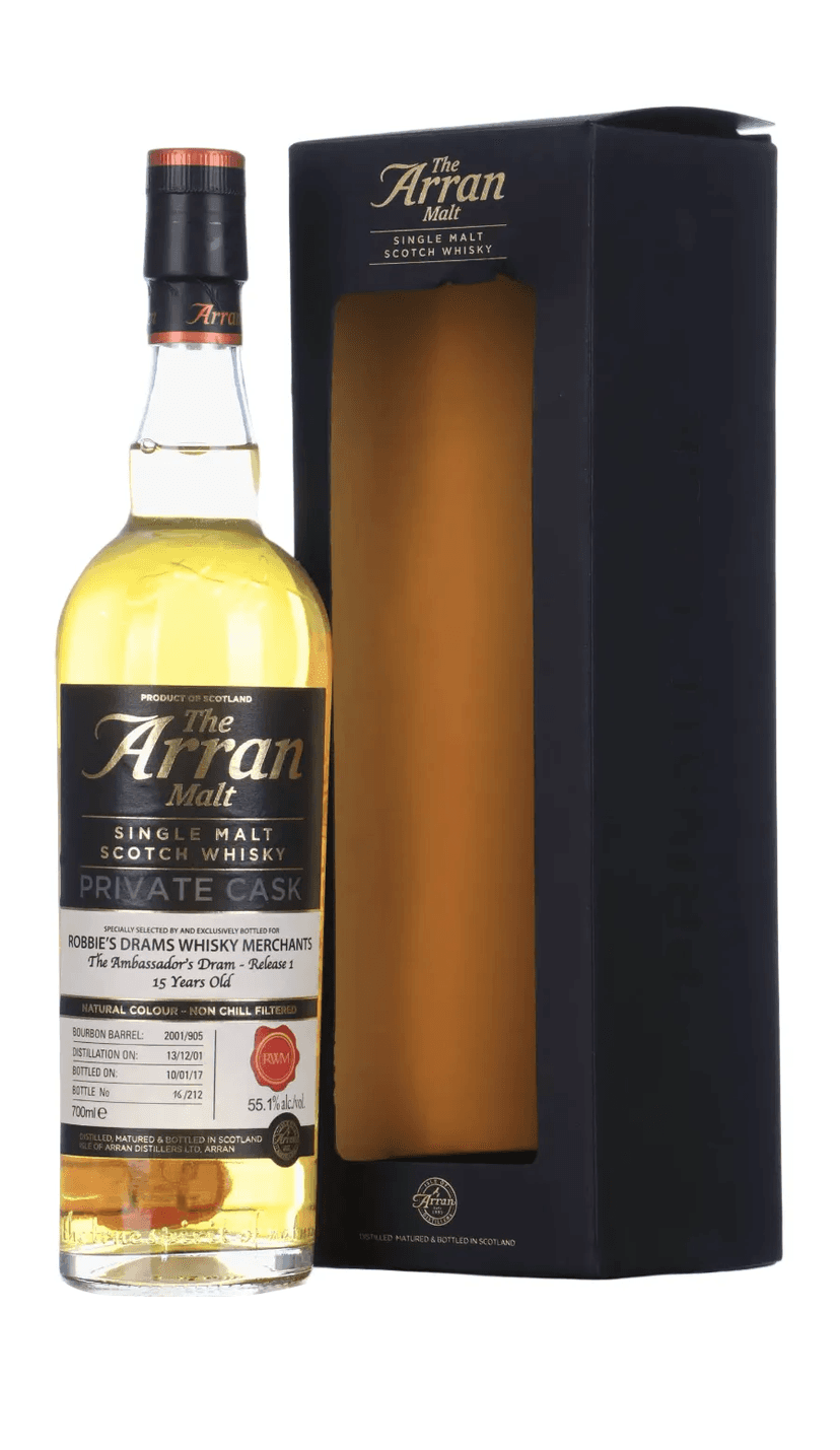 Arran 15 Years Old 2001 Single cask - Bourbon cask