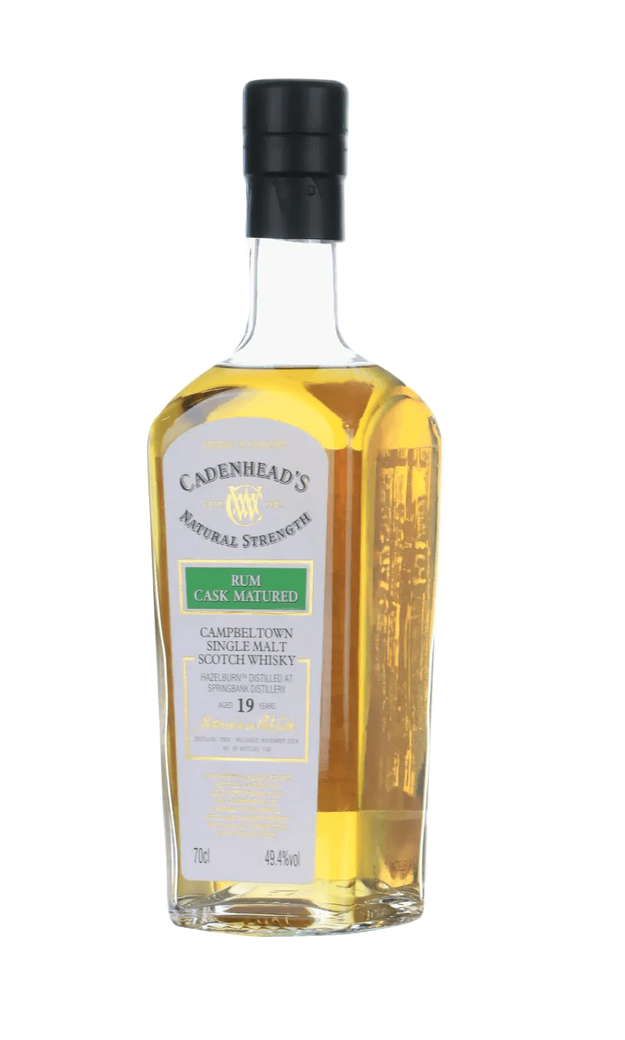 Hazelburn 19 Years Old Cask Strength, 2005