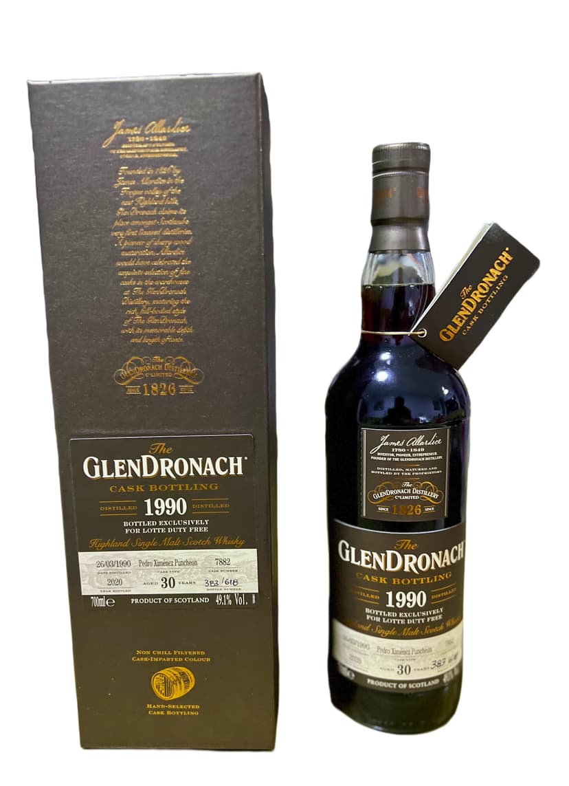 Glendronach 1990 Single PX Cask 30 Year Old #7882