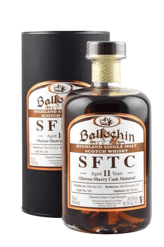 Ballechin 11 year old 2011/2022 SFTC Oloroso Sherry Cask Matured #266