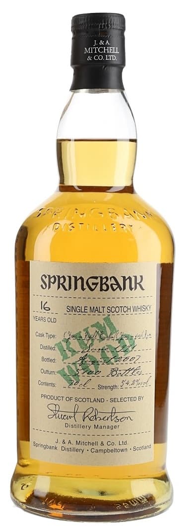 SPRINGBANK 16 YEAR OLD RUM WOOD, 1991 WOOD EXPRESSIONS