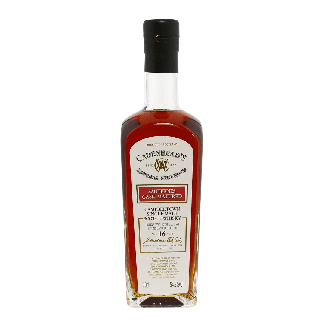 Longrow 16 Year Old, 2007 Cadenhead's Natural Strength