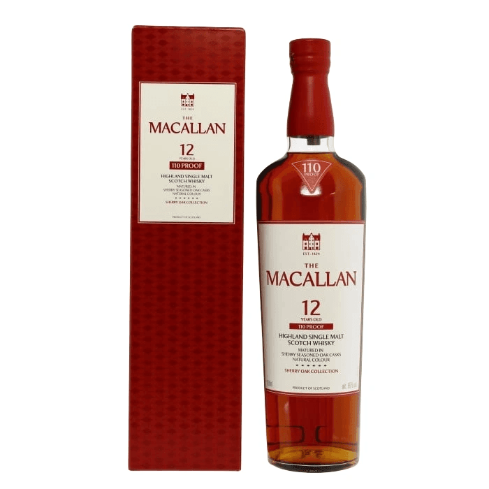 Macallan 12 Year Old, 110 Proof Sherry Oak Collection