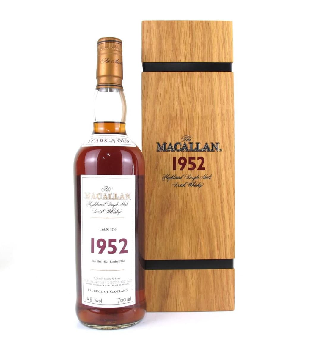 Macallan 1952 Fine & Rare 49 Year Old