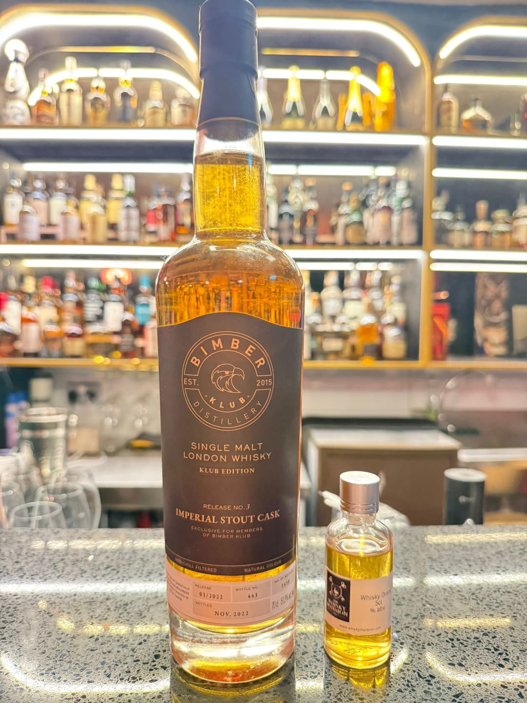 Bimber Imperial Stout Cask Release No.3 - Klub Edition, 5cl dram