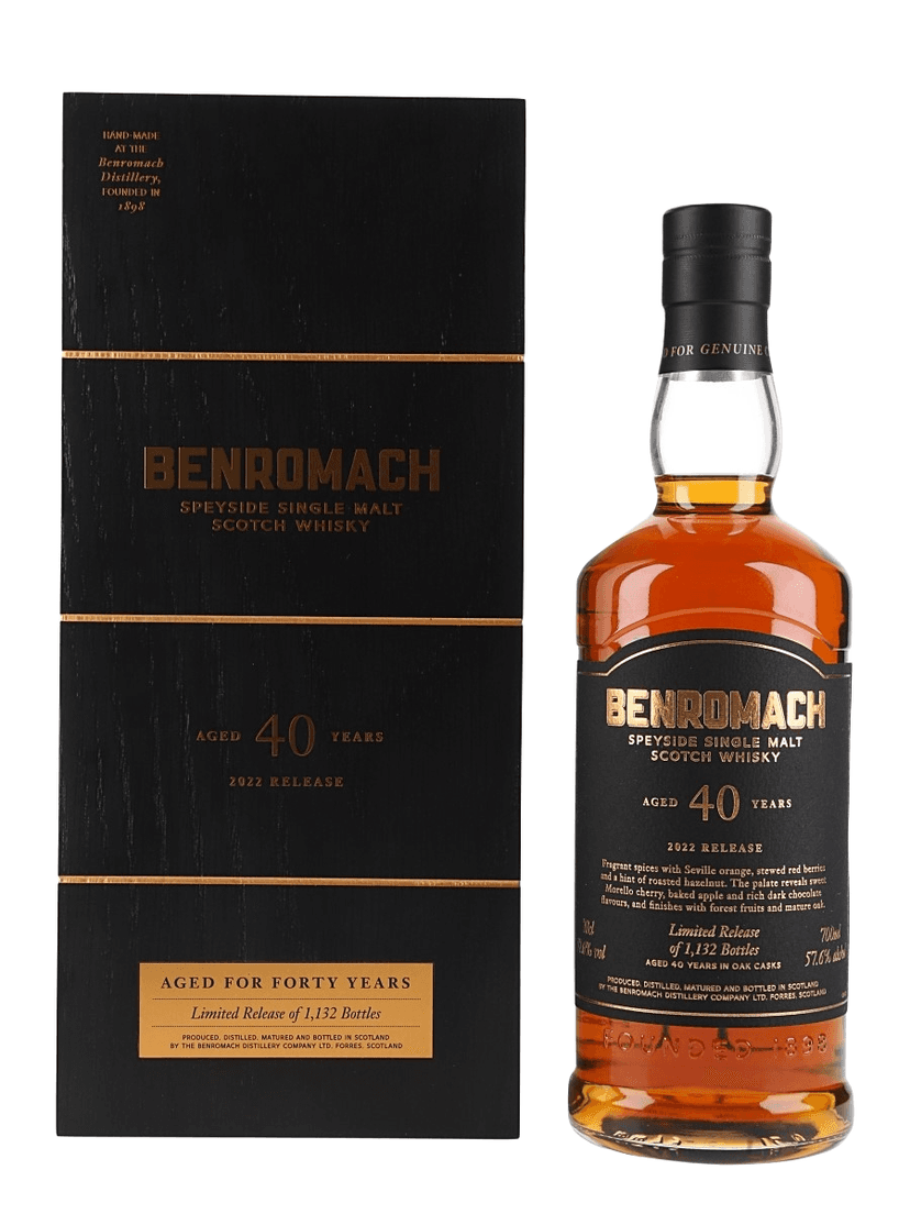 Benromach 40 Year Old Bottled 2022, Limited Release