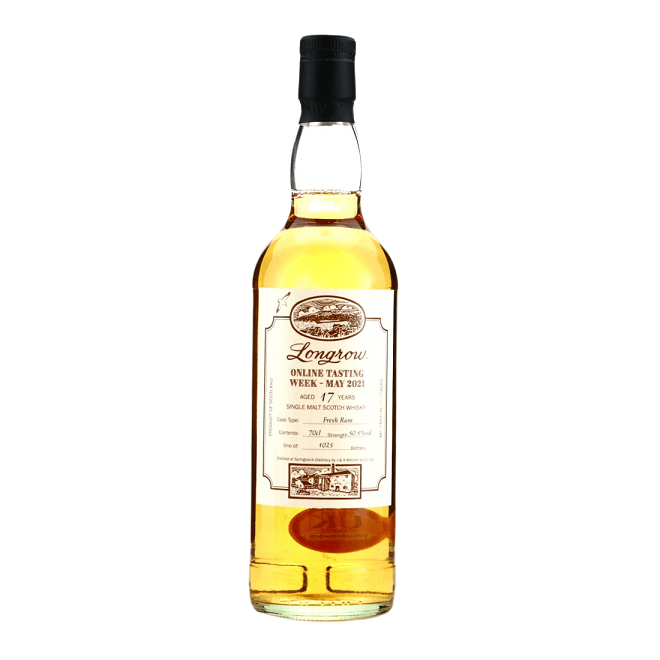 Longrow 17 Year Old Fresh Rum Cask, Online Tasting Week May 2021