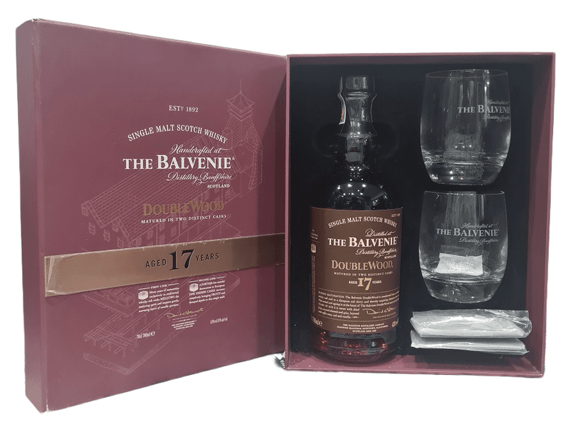 BALVENIE 17 Year Old Doublewood Gift Set