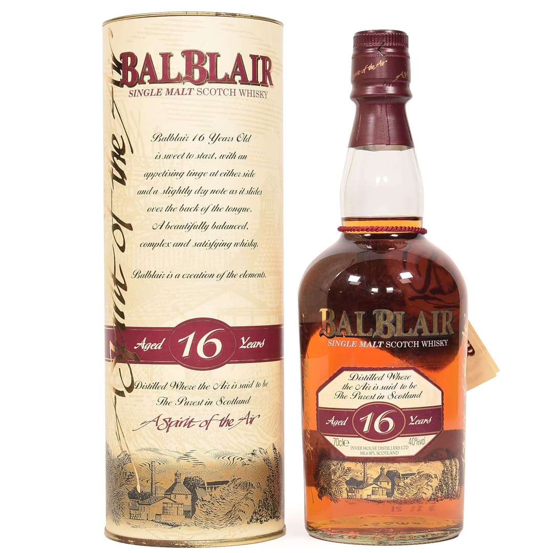 Balblair 16 Years Old, old bottling