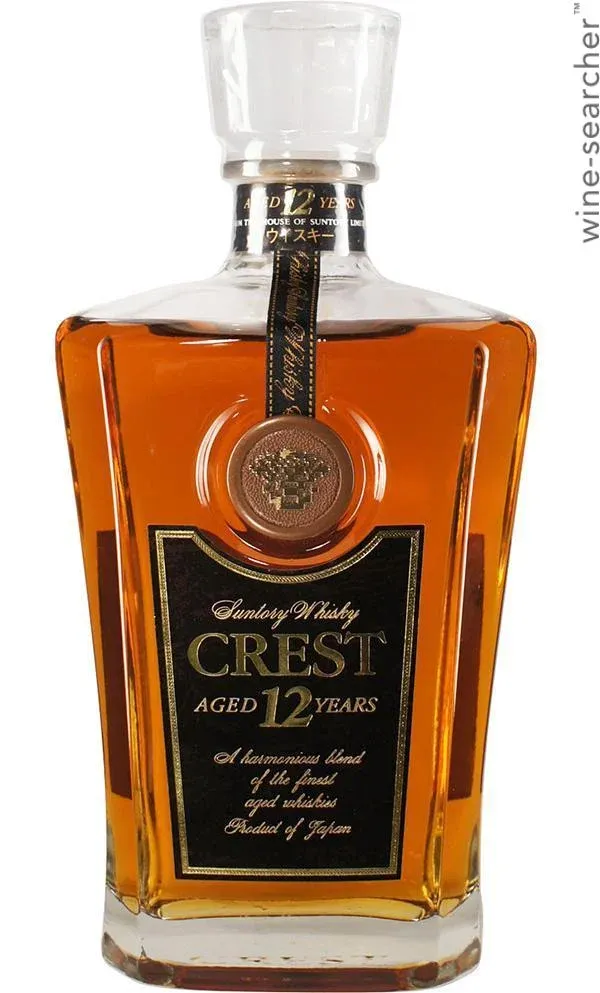 Suntory Crest 12 Year Old Blended Japanese Whisky - Whisky Mansion